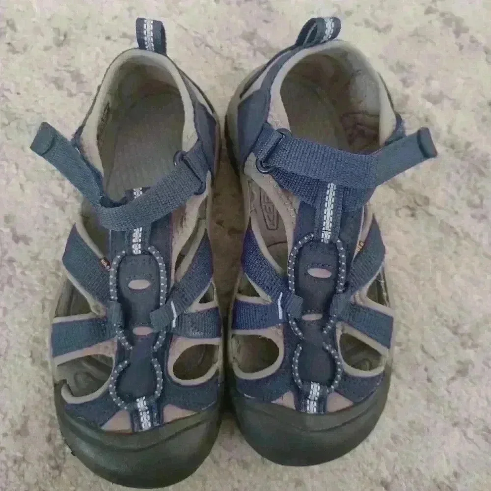 Keen Youth Blue And Gray Little Kids' Venice H2 Gorpcore Waterprpof Sandal 2
